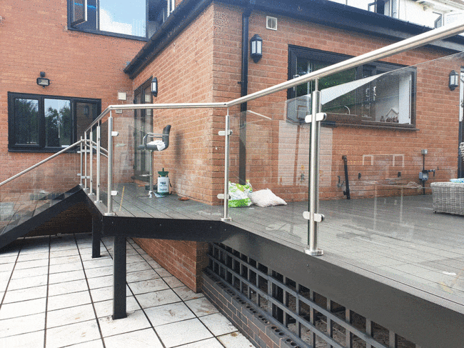 Glass balustrade design