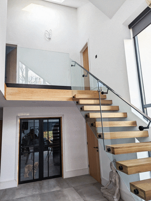 Bespoke glass balustrade design